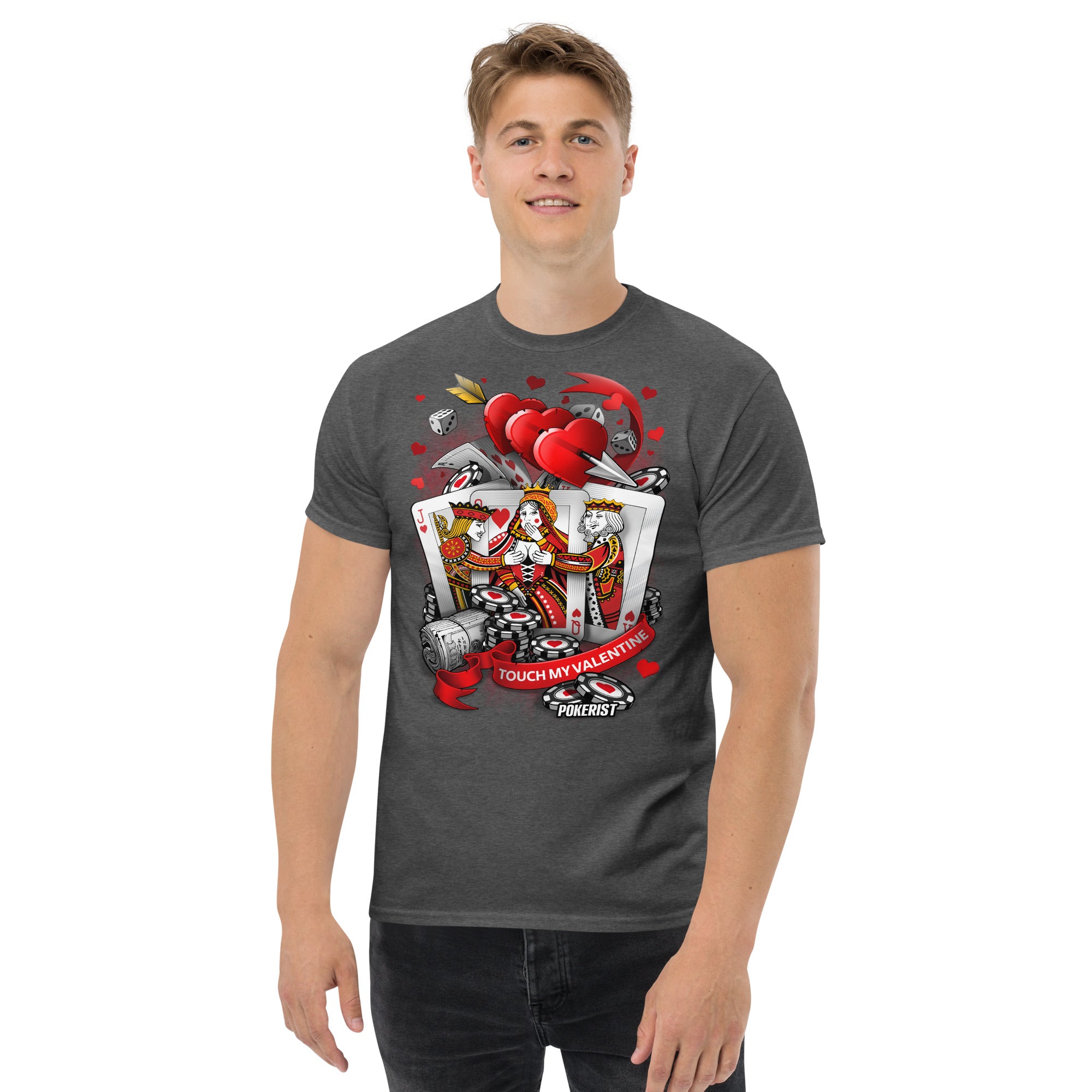 Touch my Valentine - Men's classic tee - Pokerist