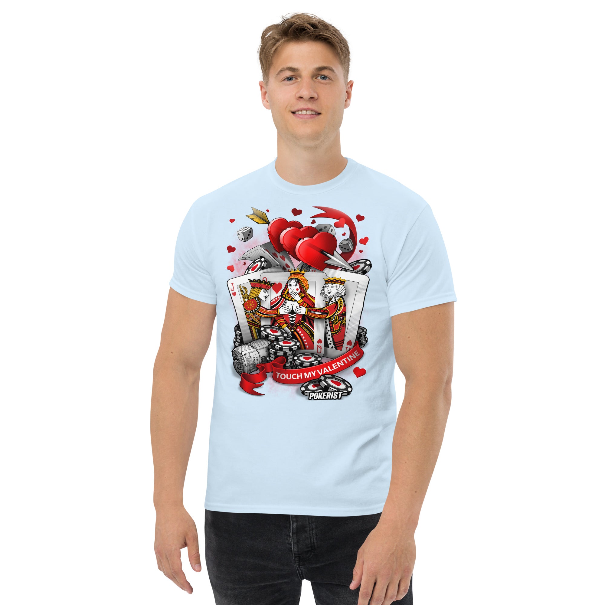 Touch my Valentine - Men's classic tee - Pokerist