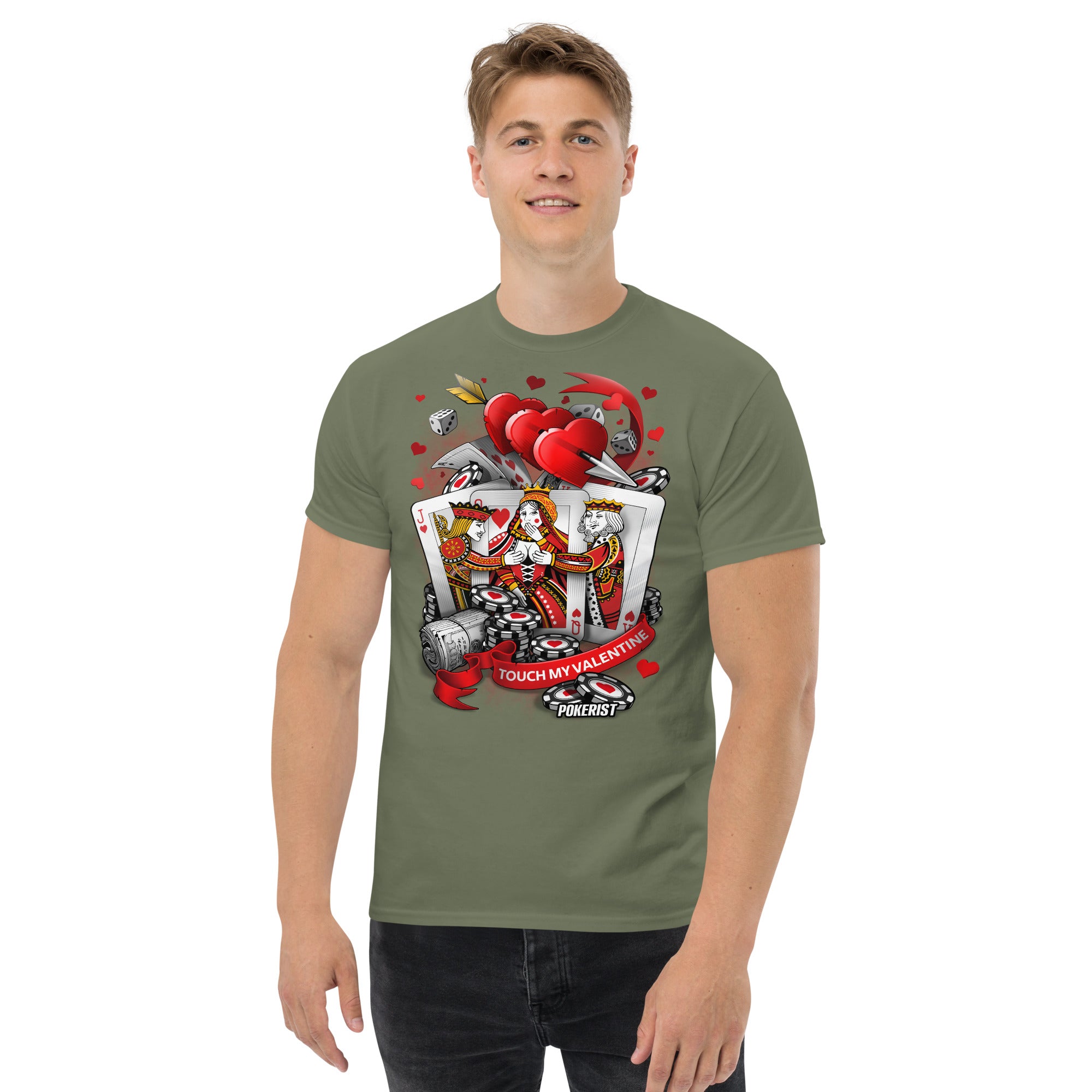 Touch my Valentine - Men's classic tee - Pokerist