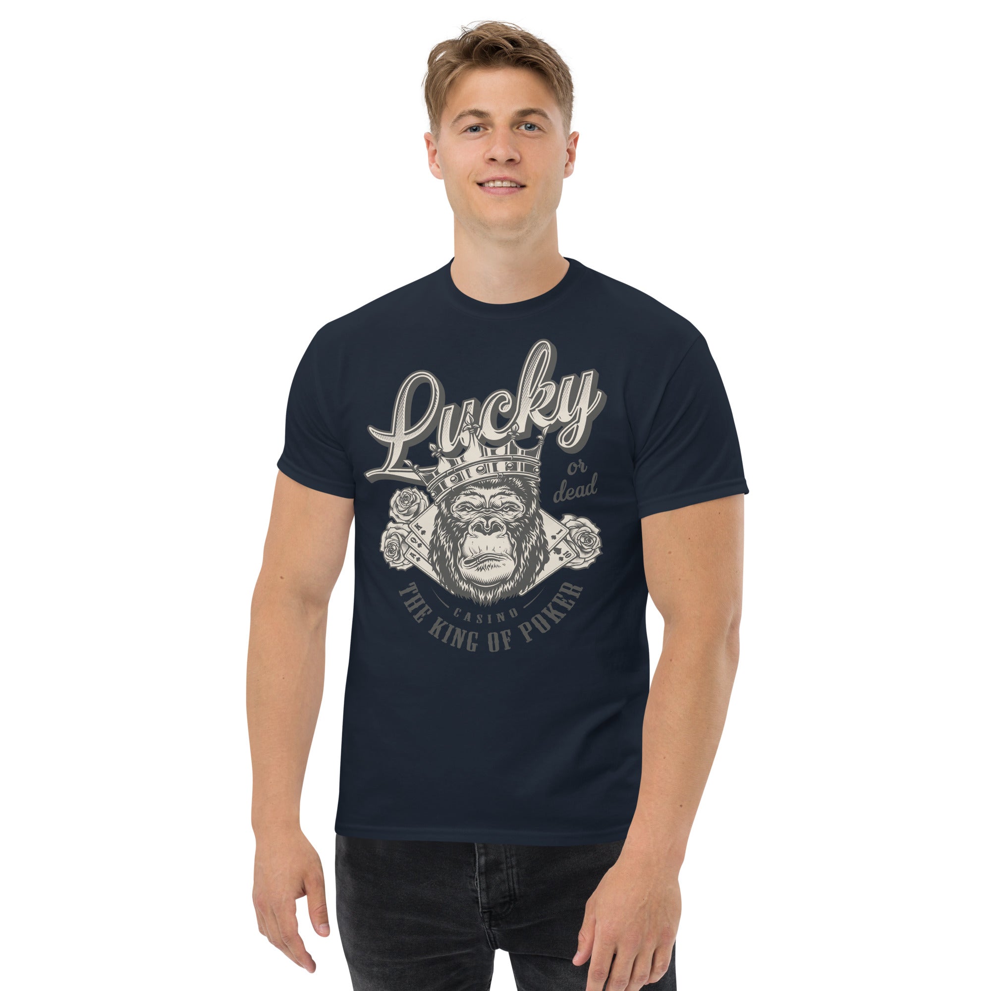 Lucky the King of Poker - Men's classic tee - Pokerist