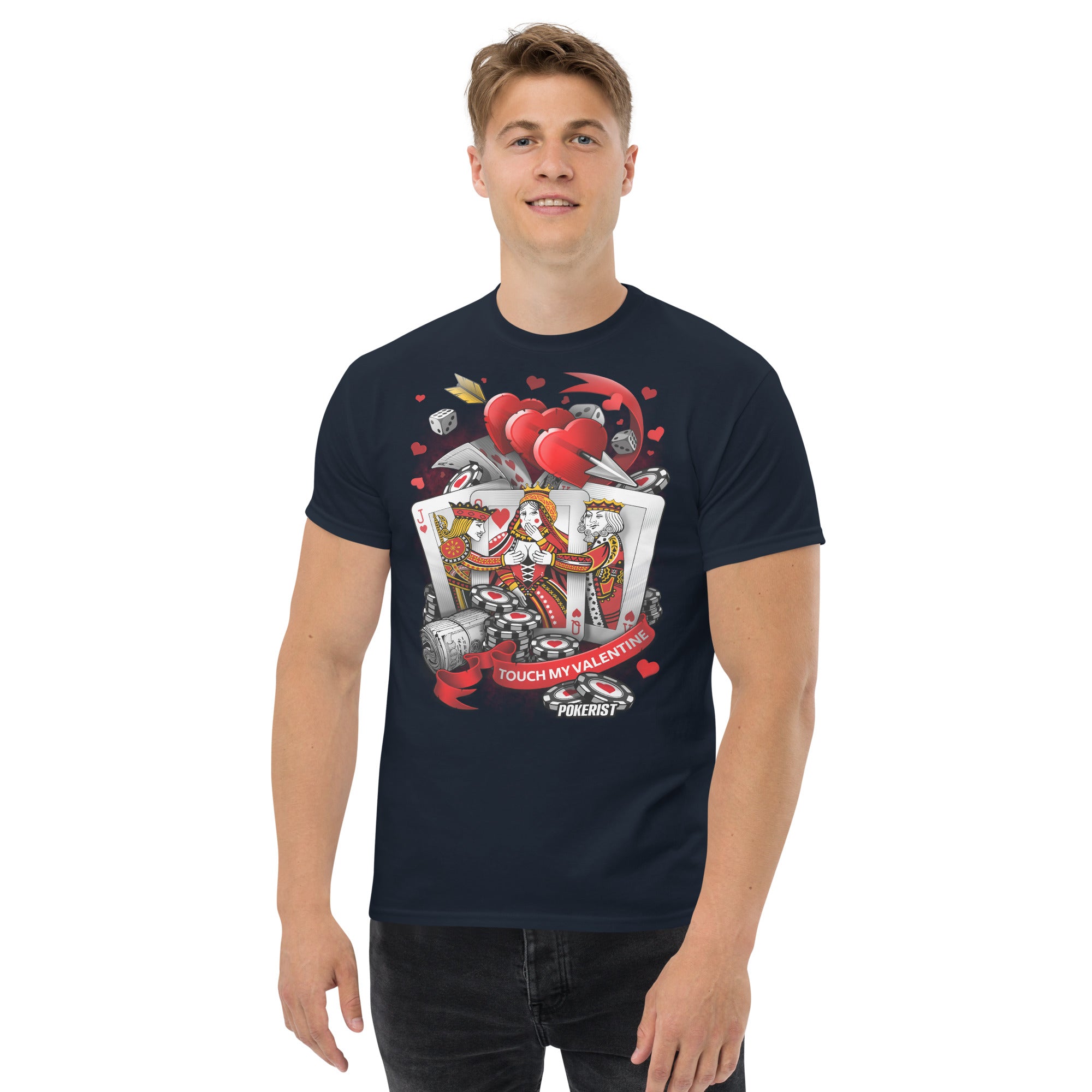 Touch my Valentine - Men's classic tee - Pokerist