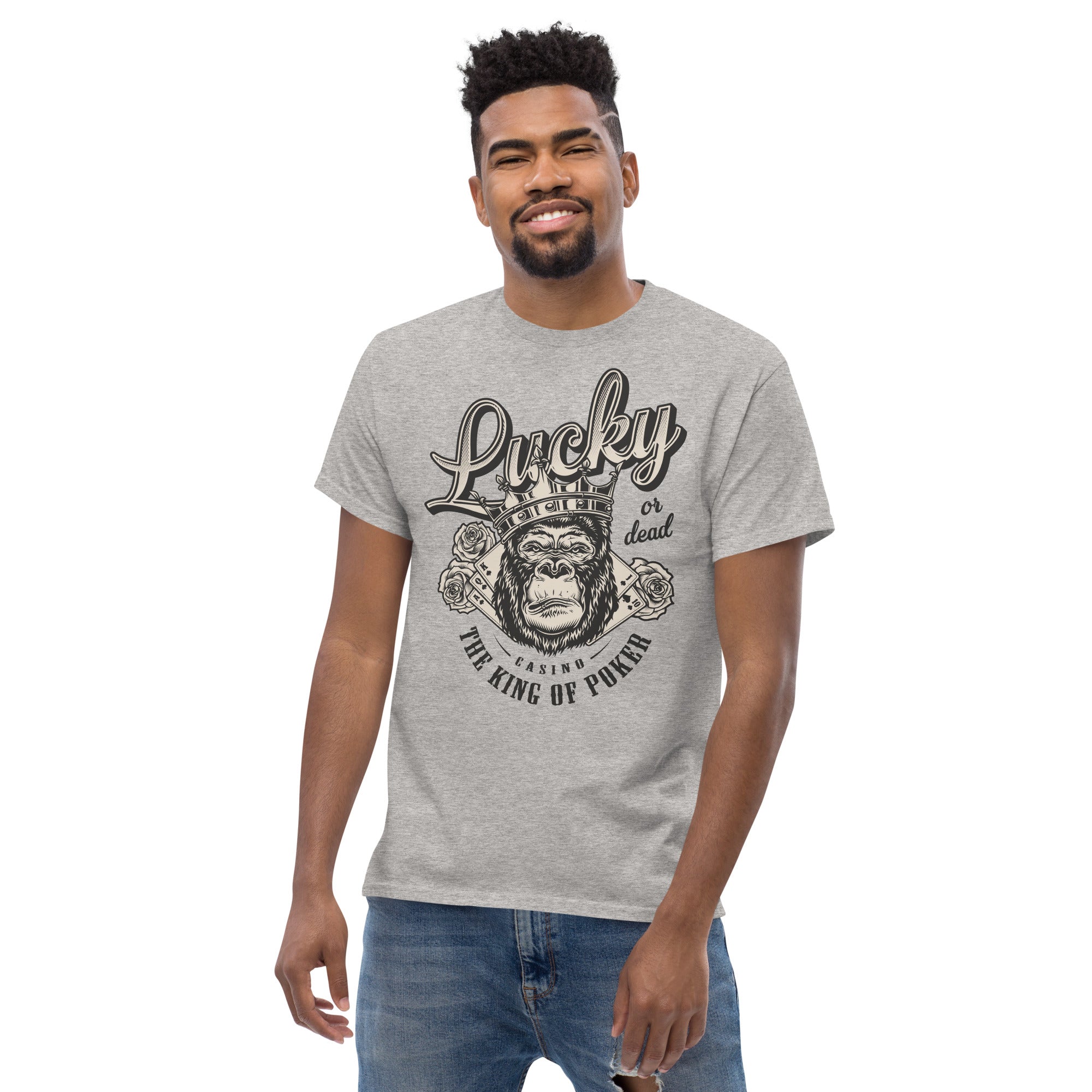 Lucky the King of Poker - Men's classic tee - Pokerist