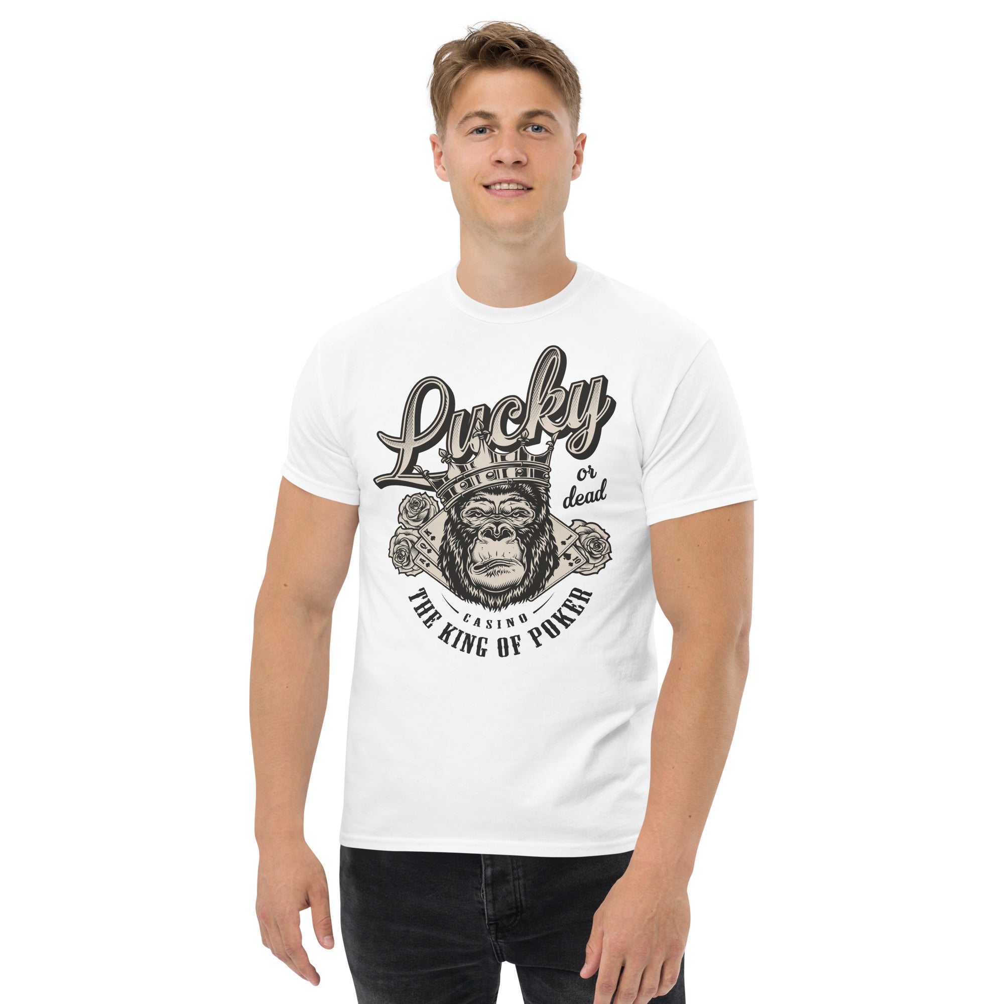 Lucky the King of Poker - Men's classic tee - Pokerist