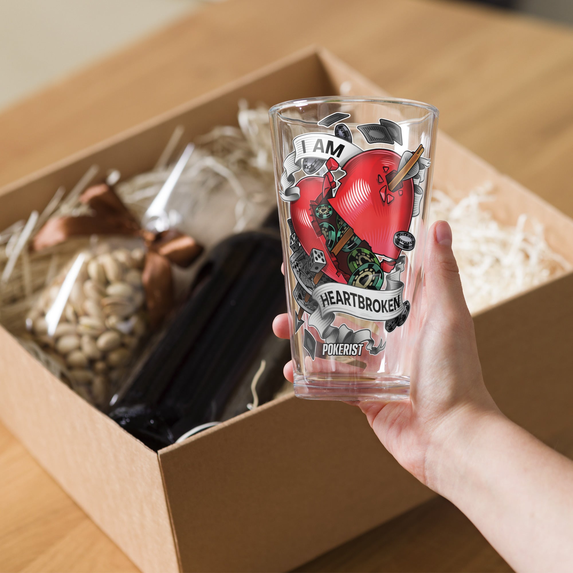 I am Heartbroken - Shaker pint glass