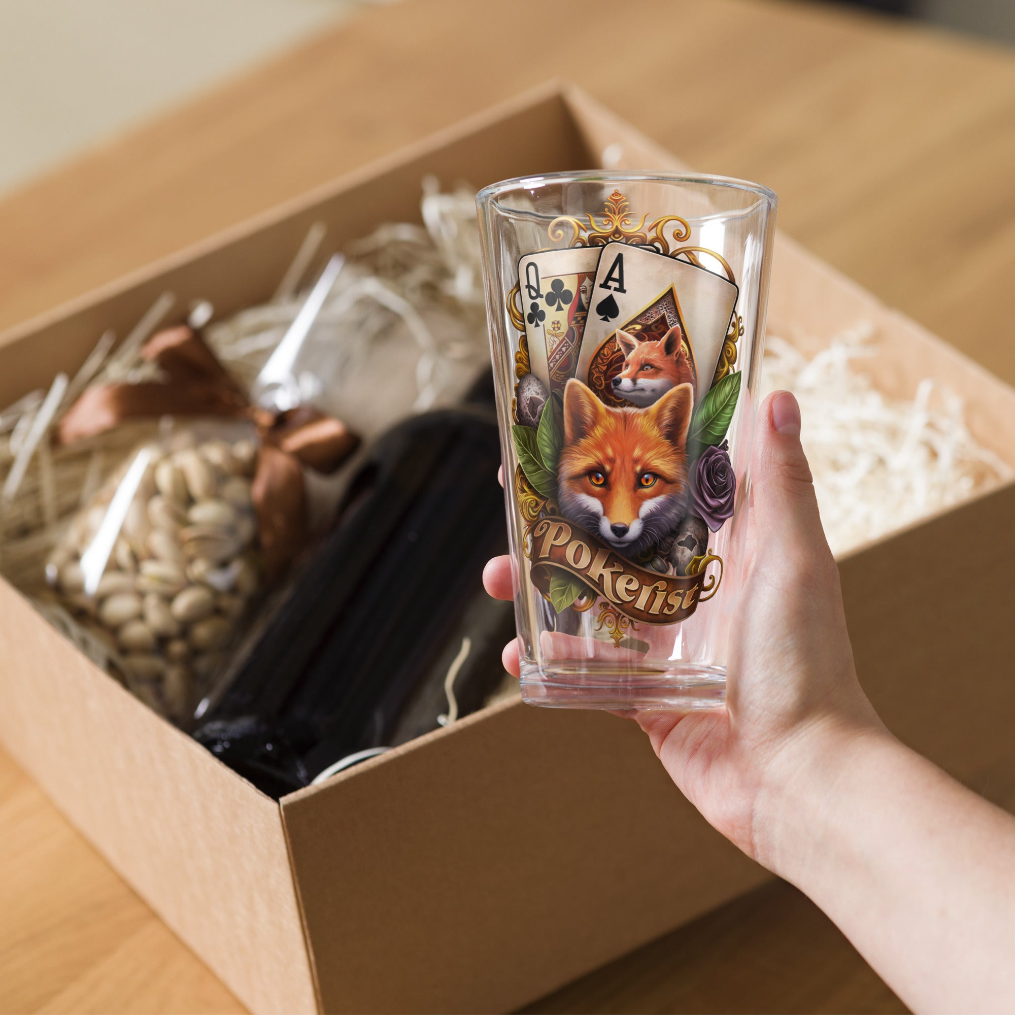 Paddy's Fox - Shaker pint glass