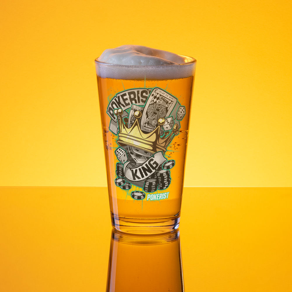 Pokerist King - Shaker pint glass