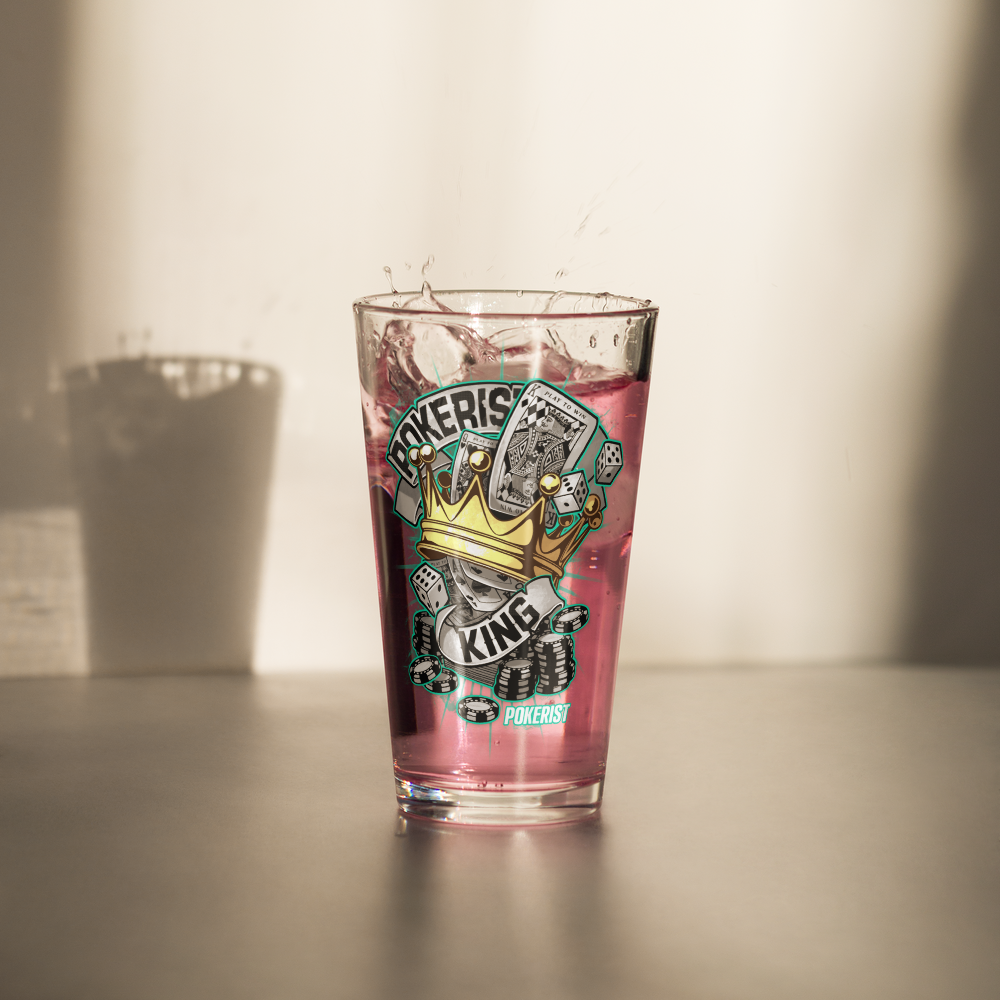 Pokerist King - Shaker pint glass