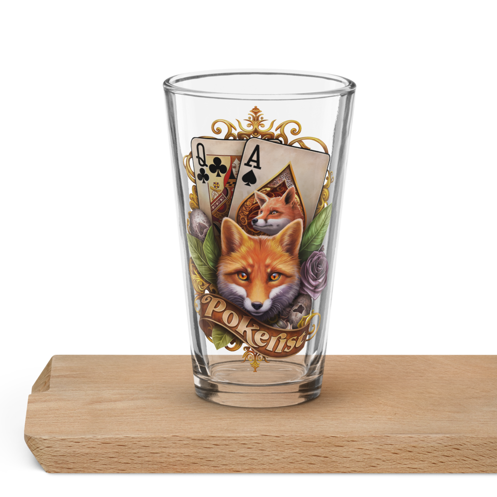 Paddy's Fox - Shaker pint glass