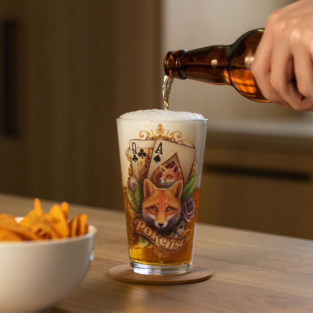 Paddy's Fox - Shaker pint glass