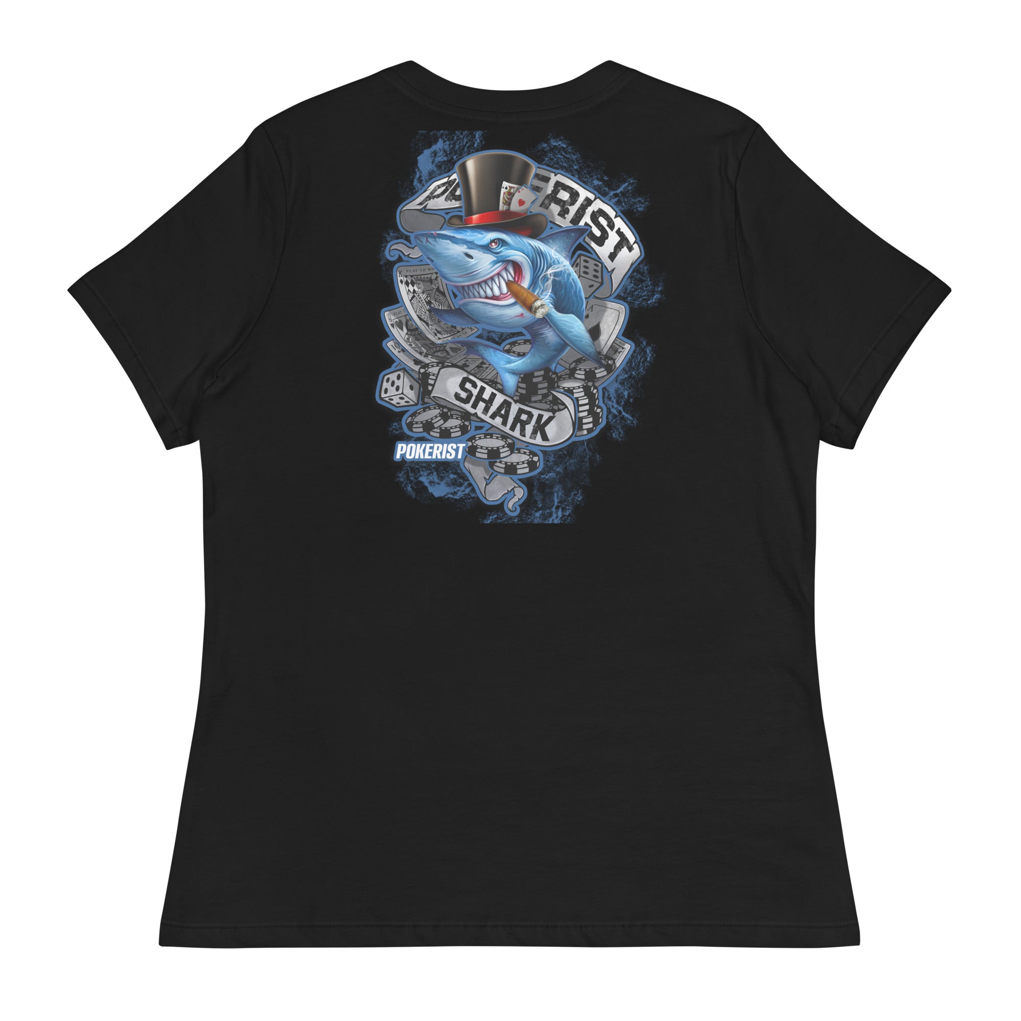 Pokerist Shark - Women's Relaxed T-Shirt - Pokerist