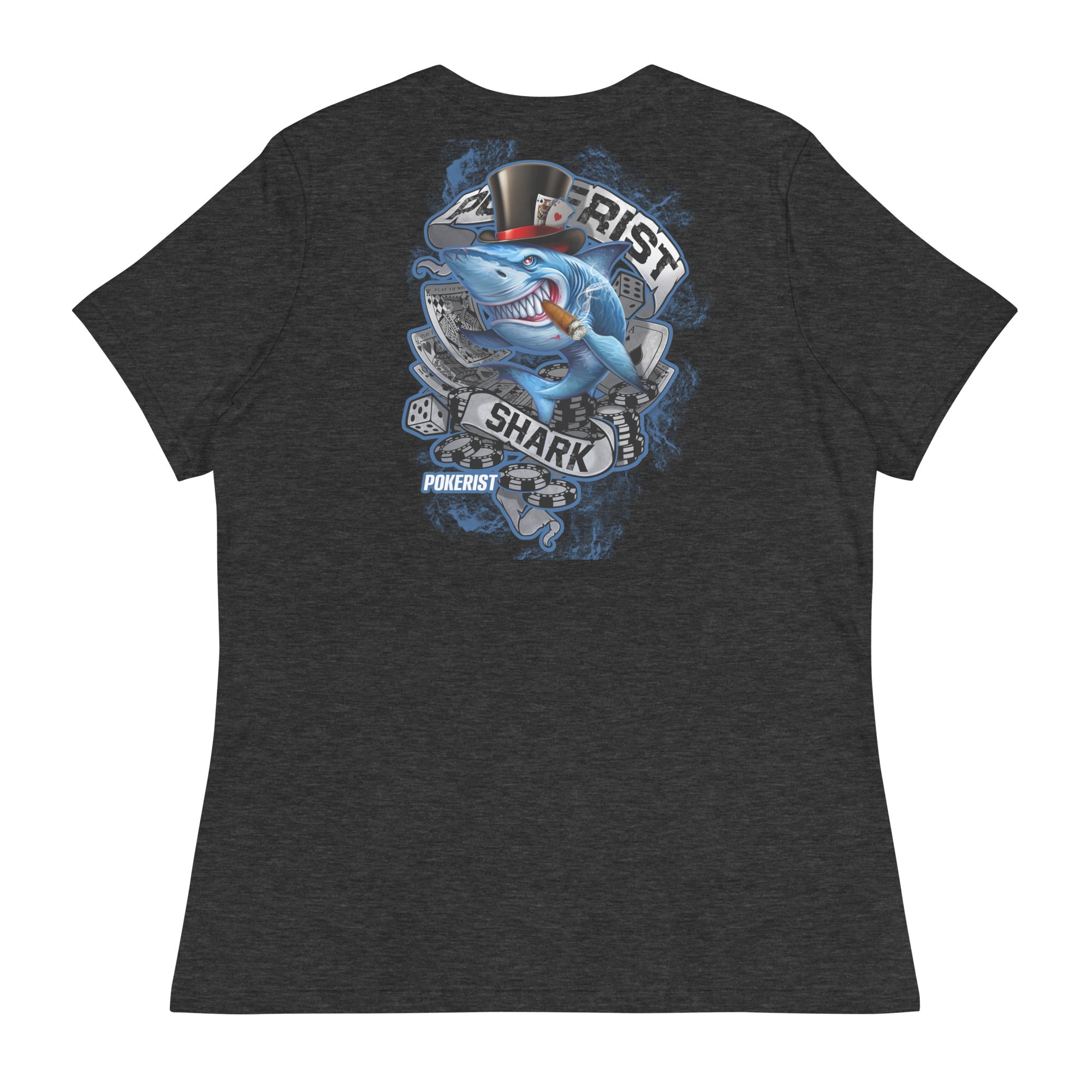 Pokerist Shark - Women's Relaxed T-Shirt - Pokerist