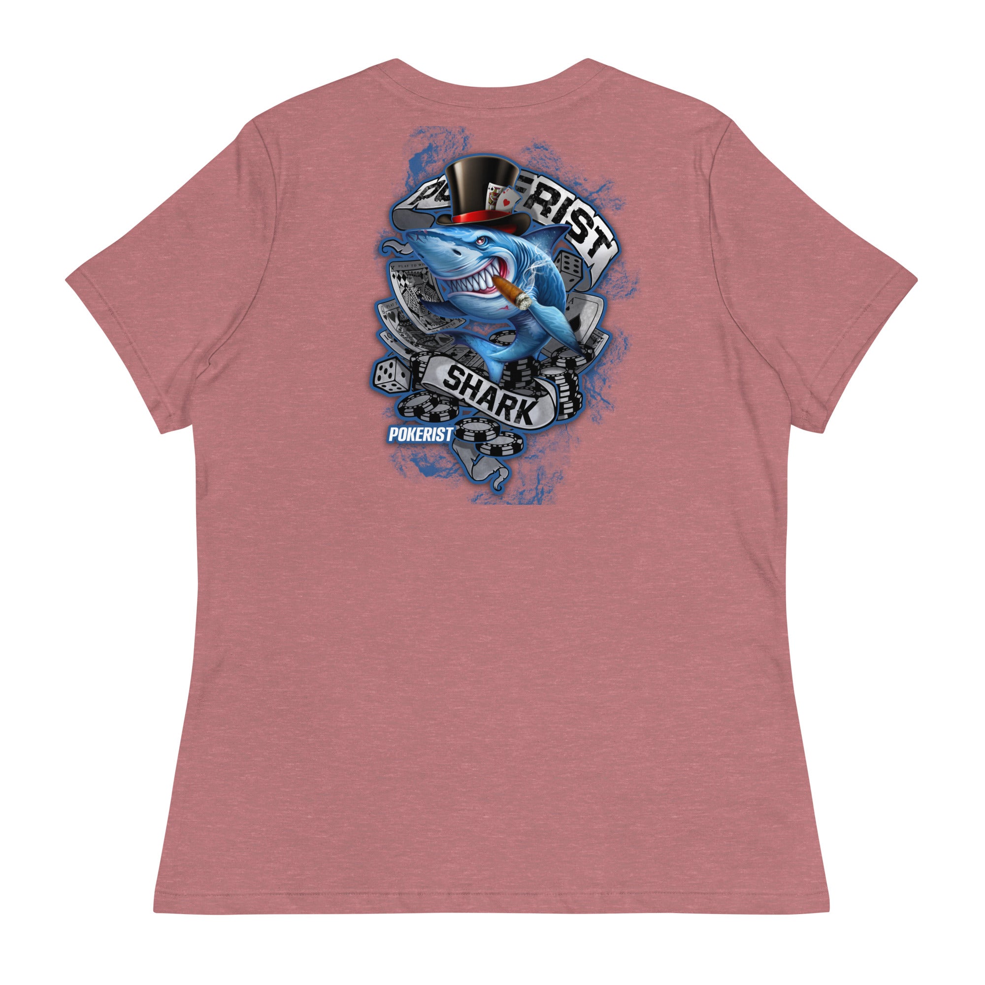 Pokerist Shark - Women's Relaxed T-Shirt - Pokerist