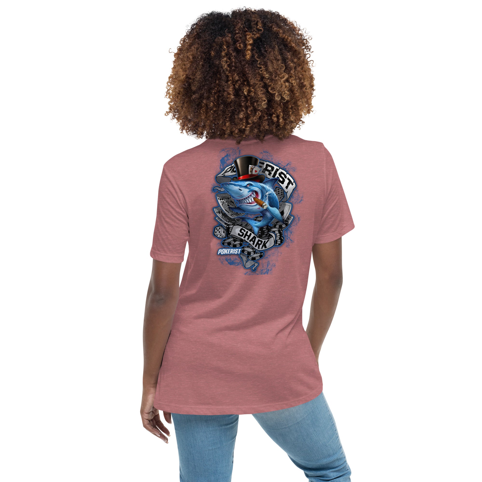 Pokerist Shark - Women's Relaxed T-Shirt - Pokerist