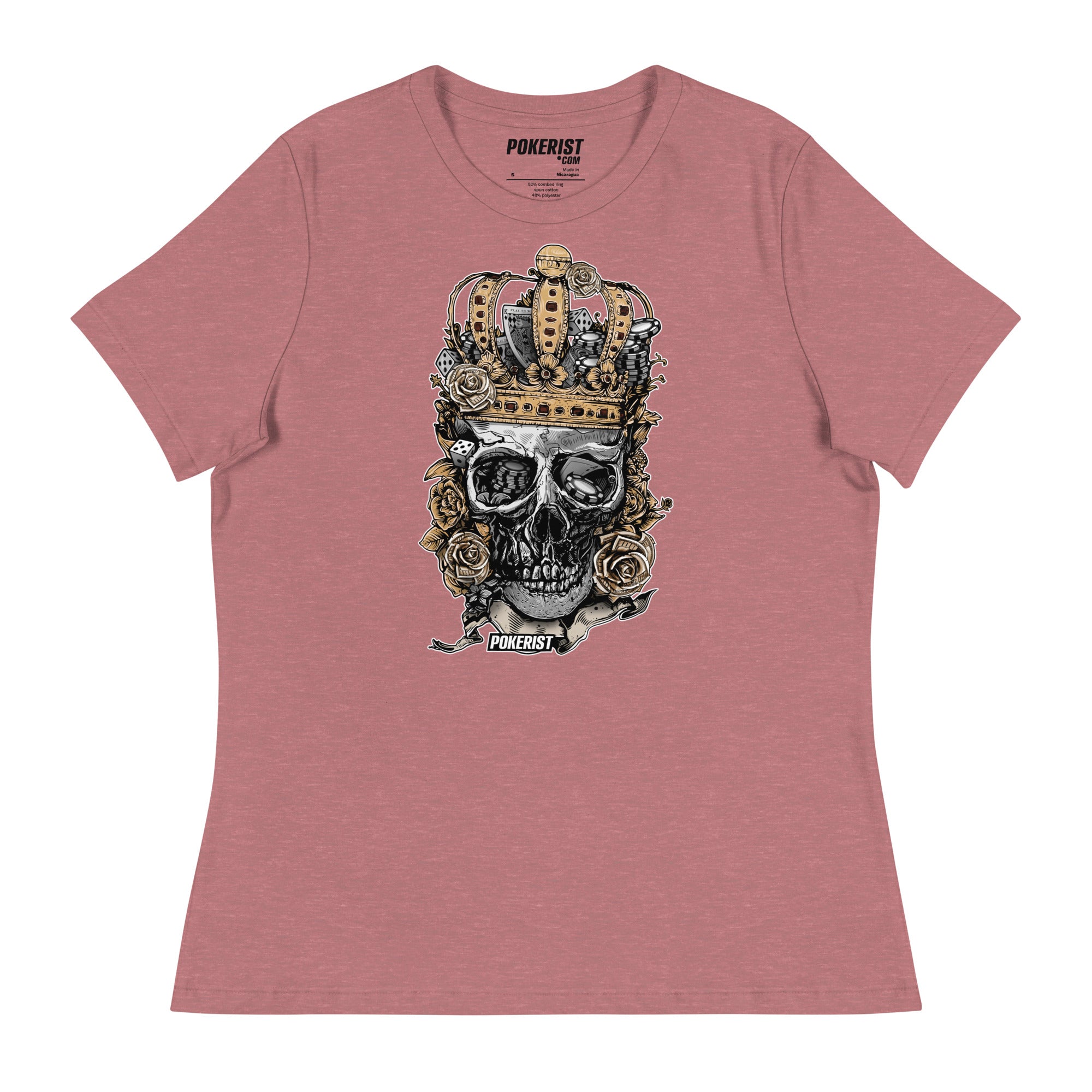 Skull Crown - Women's Relaxed T-Shirt - Pokerist