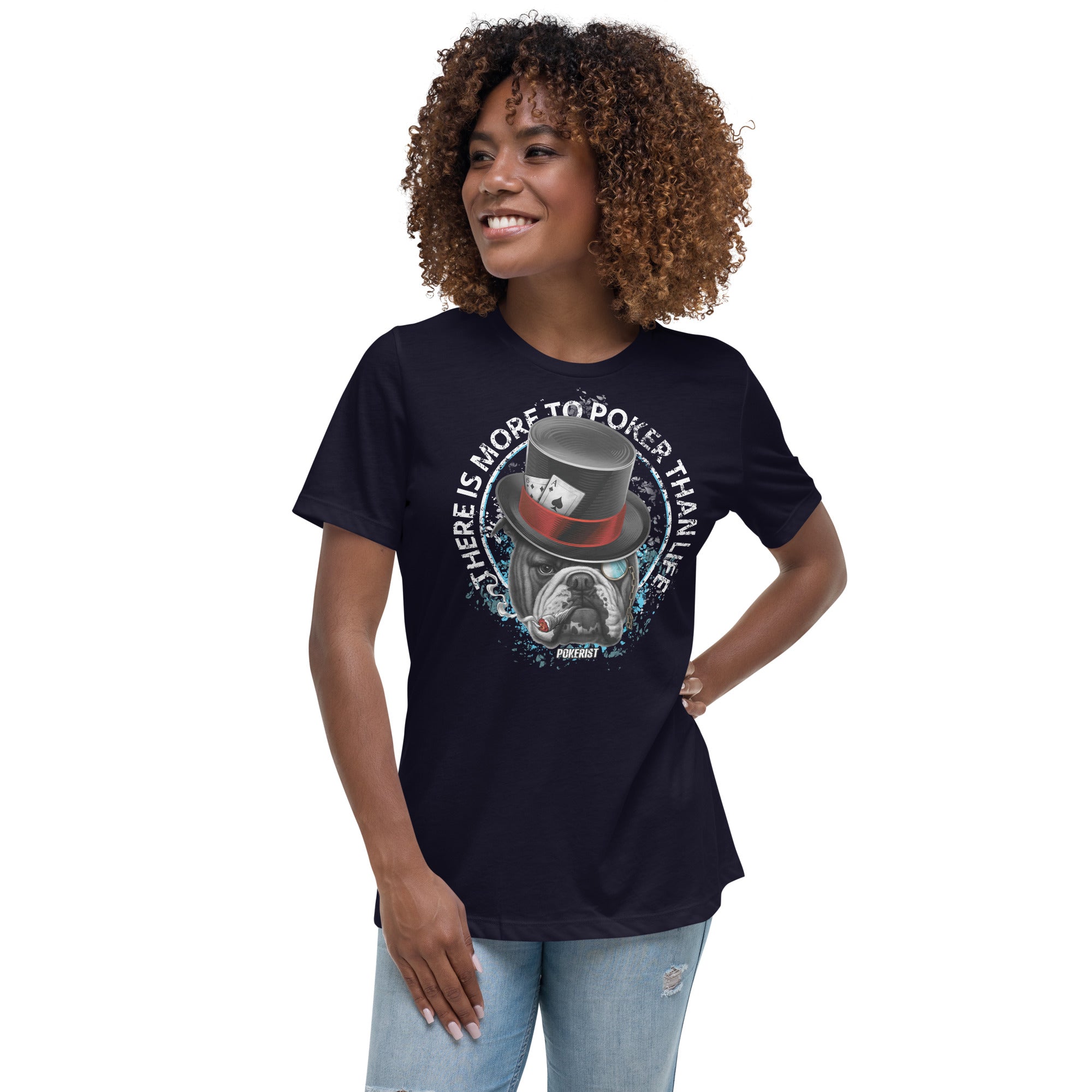 Dog Hat - Women's Relaxed T-Shirt