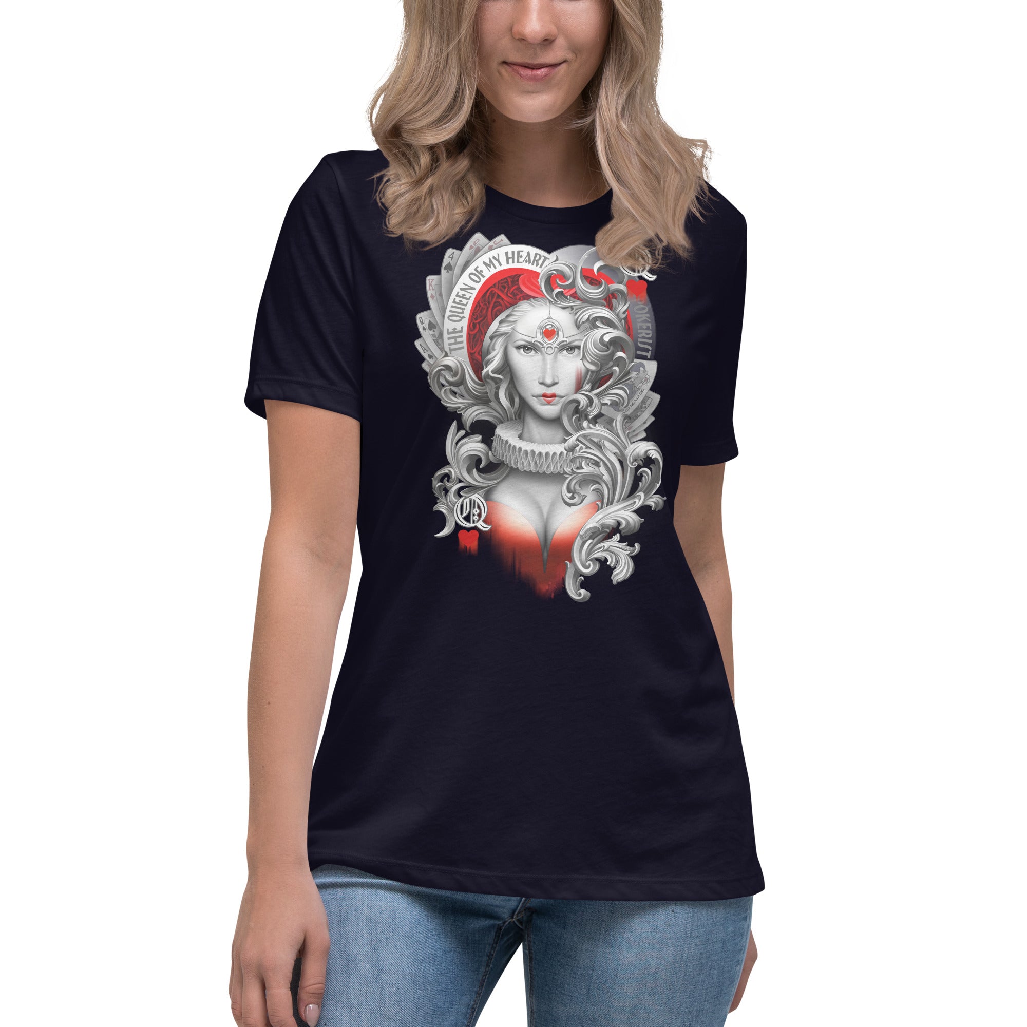 Queen Hearts - Women's Relaxed T-Shirt