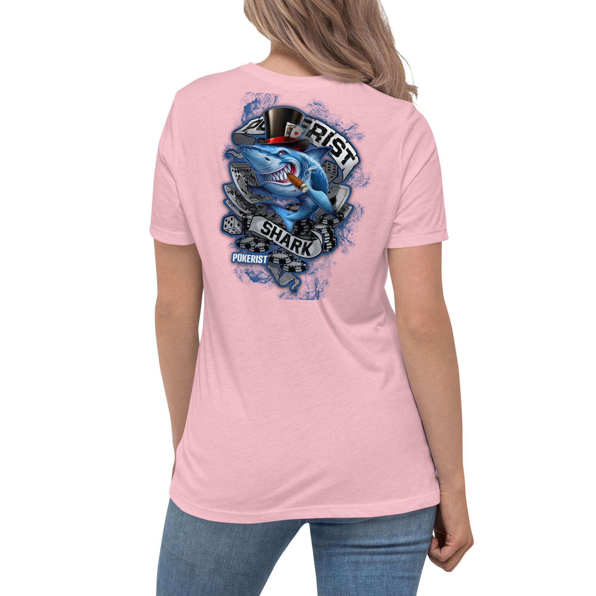 Pokerist Shark - Women's Relaxed T-Shirt - Pokerist