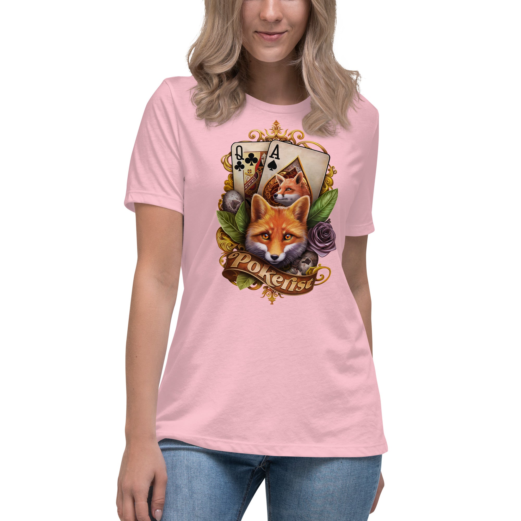 Paddy's Fox - Women's Relaxed T-Shirt - Pokerist