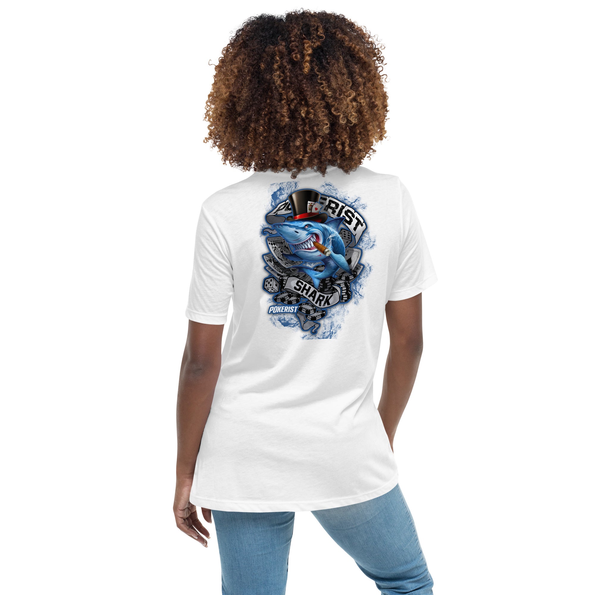 Pokerist Shark - Women's Relaxed T-Shirt - Pokerist