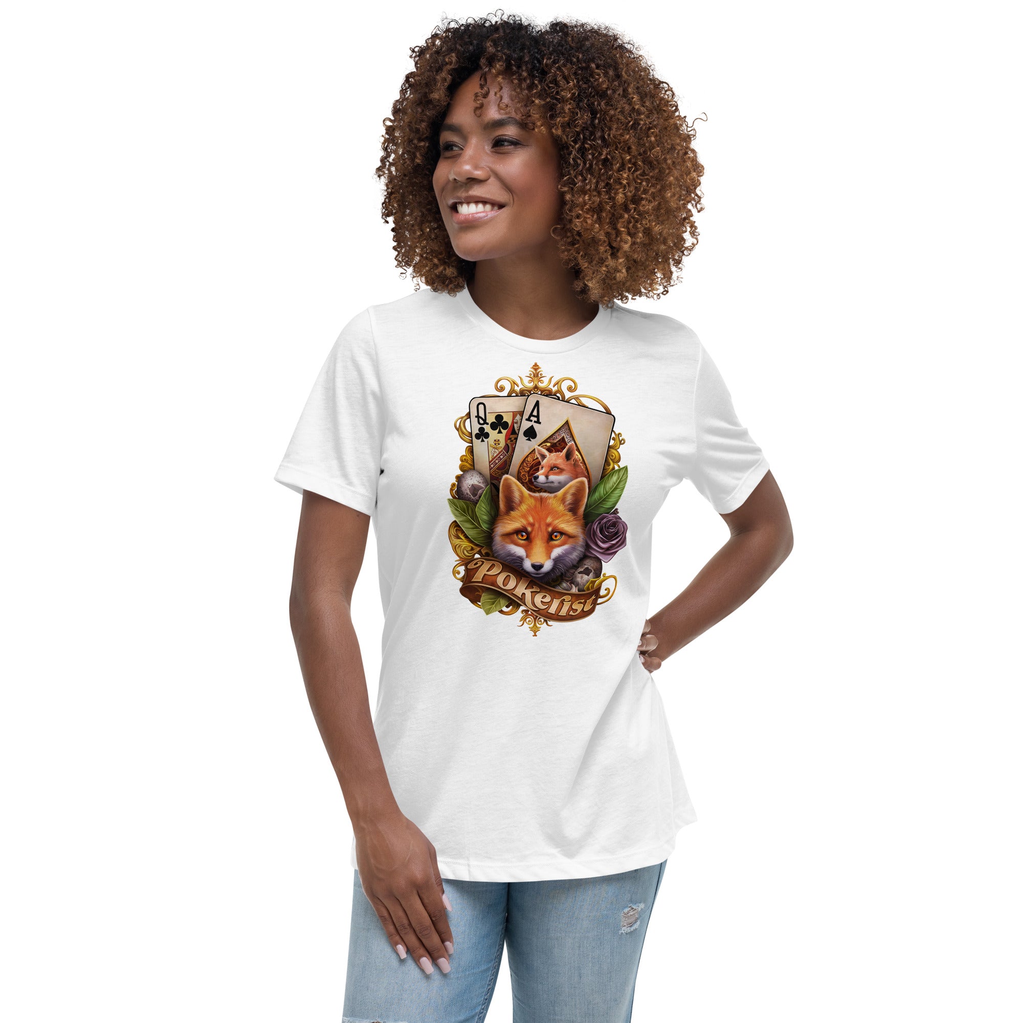 Paddy's Fox - Women's Relaxed T-Shirt - Pokerist