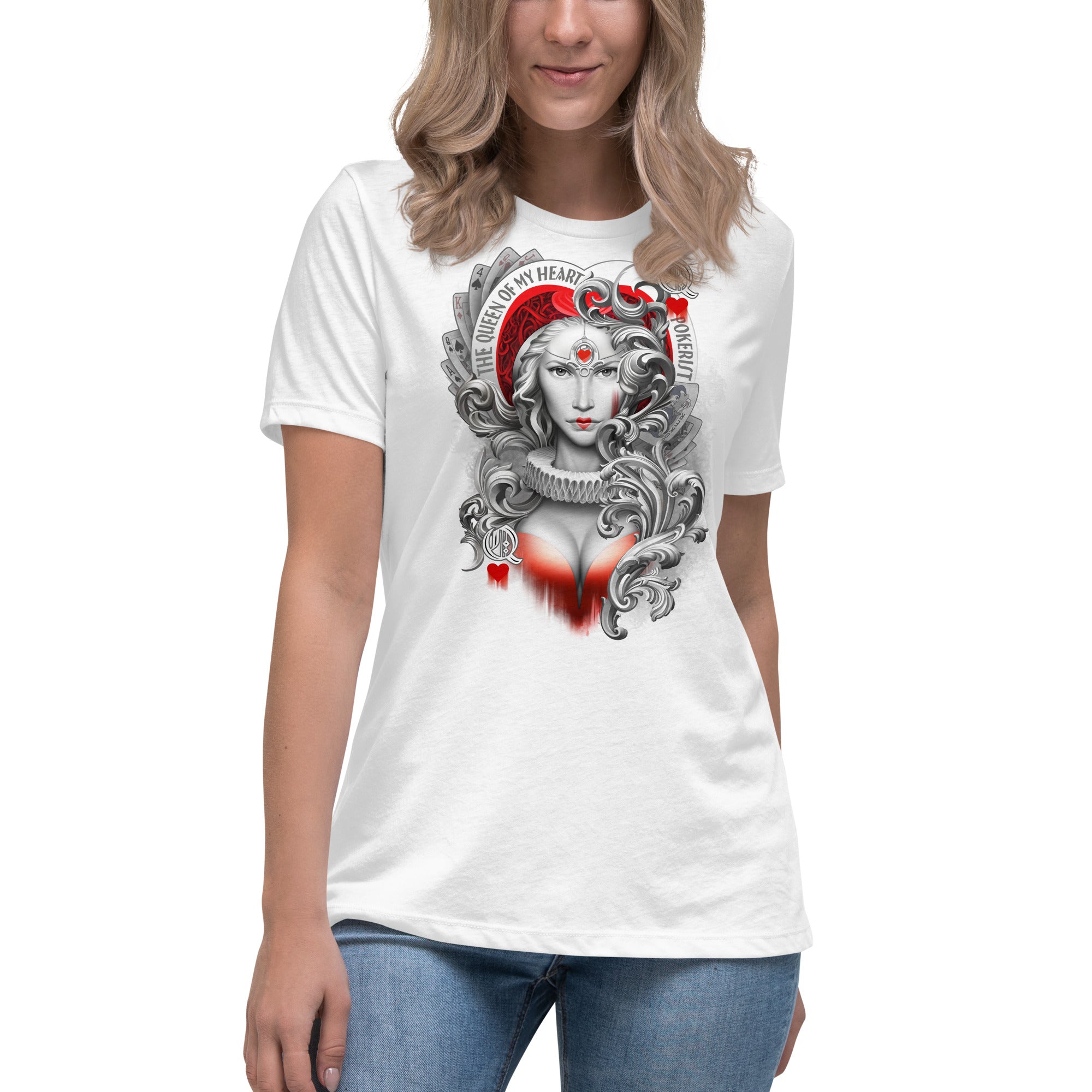 Queen Hearts - Women's Relaxed T-Shirt