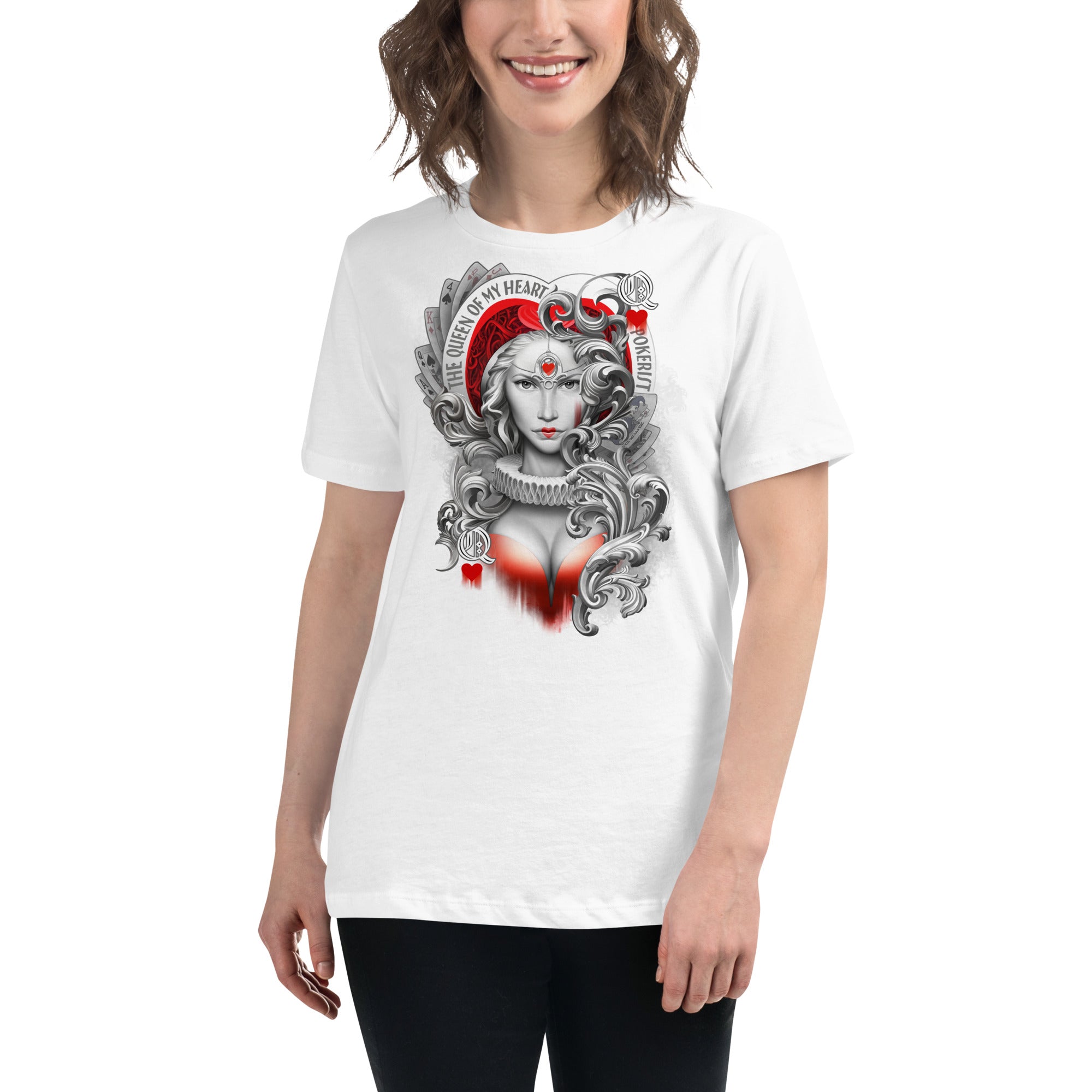 Queen Hearts - Women's Relaxed T-Shirt